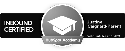 Certification Content Inbound Marketing HubSpot